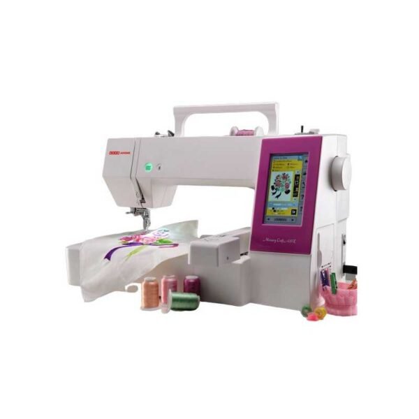 USHA JANOME MEMORY CRAFT 450E EMBROIDERY MACHINE WITH DIGITIZER JR